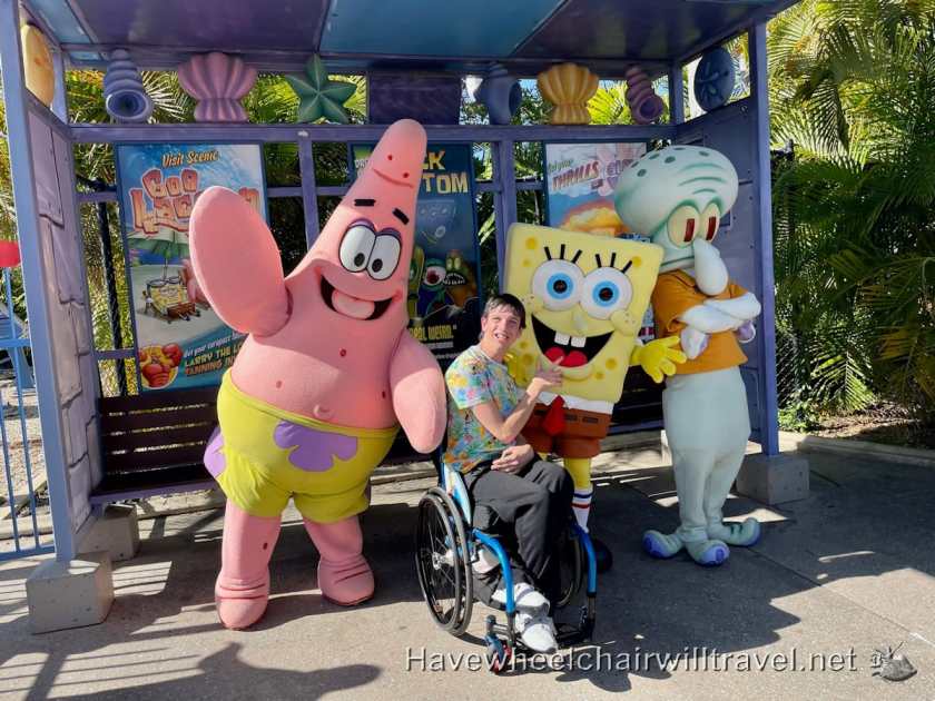 Spongebob Seaworld - accessible travel - Have Wheelchair Will Travel