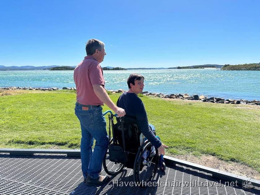 Swansea Foreshore Boardwalk - accessible Lake Macquarie - Have Wheelchair Will Travel
