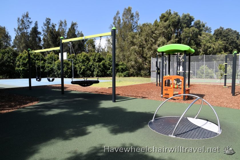 Swansea Lakeside Holiday Park playground - Have Wheelchair Will Travel