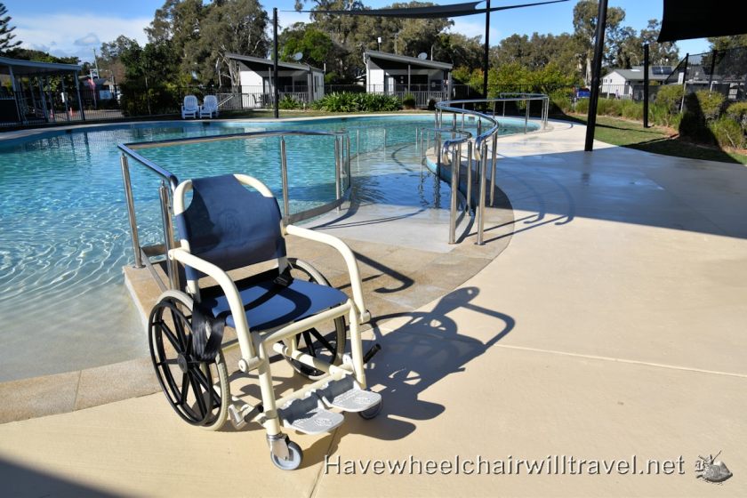 Swansea Lakeside Holiday Park swimming pool wheelchair access - Have Wheelchair Will Travel