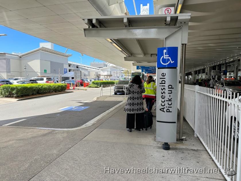 Sydney Domestic Airport Accessible pick up point - Have Wheelchair Will Travel