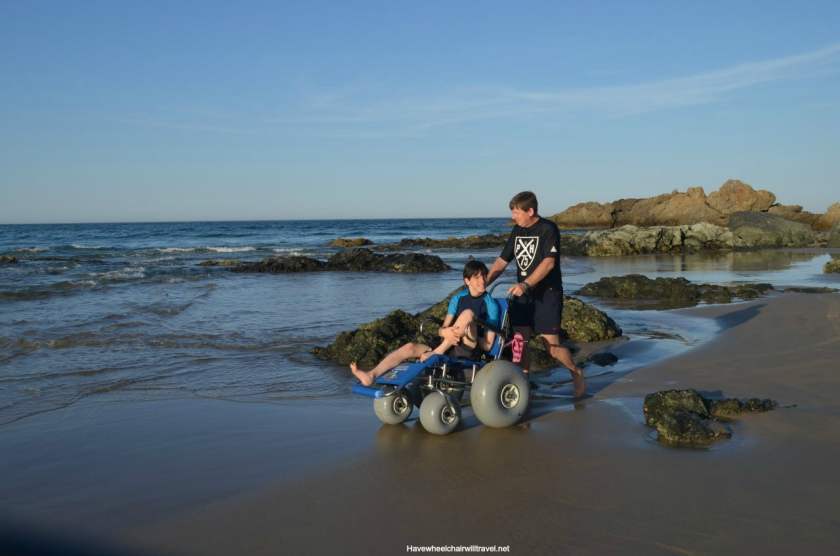 DIY Beach Wheelchair