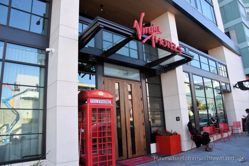 Virgin Hotel San Francisco - accessible accommodation San Francisco - Have wheelchair Will Travel